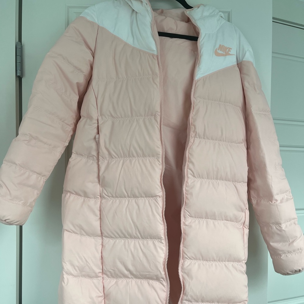 Nike reversible small pink white jacket